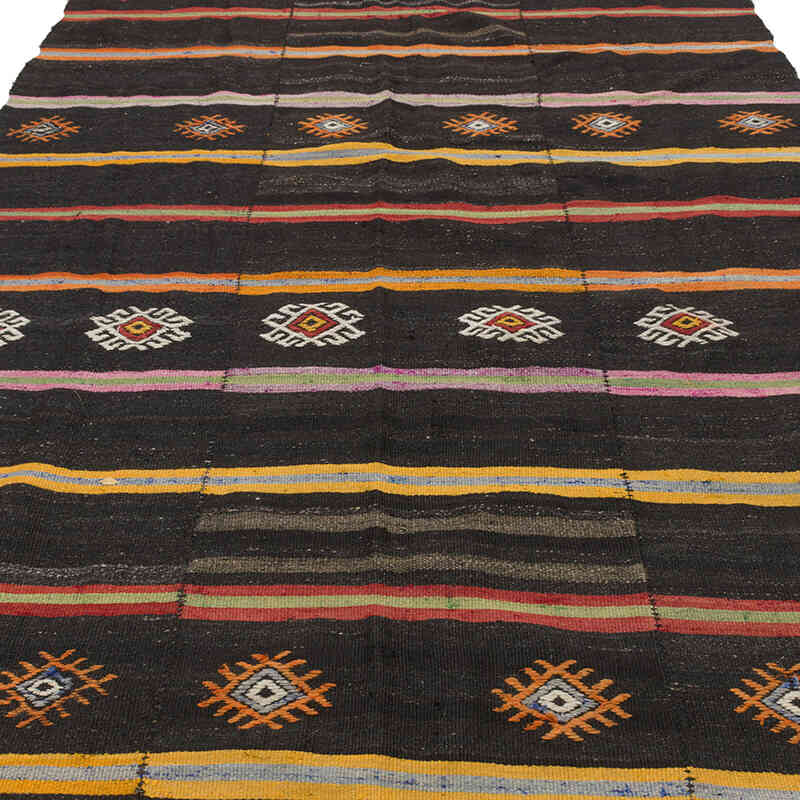 Vintage Anatolian Kilim Rug - 6' 3" x 12' 5" (75" x 149") - K0071193