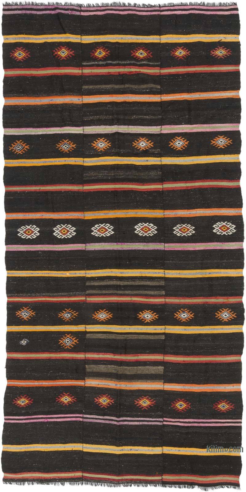 Vintage Anatolian Kilim Rug - 6' 3" x 12' 5" (75" x 149") - K0071193