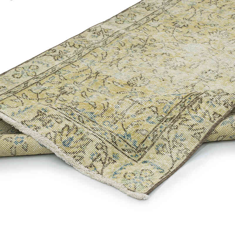 Alfombra Vintage Turca Anudada a Mano - 102 cm x 190 cm - K0071217