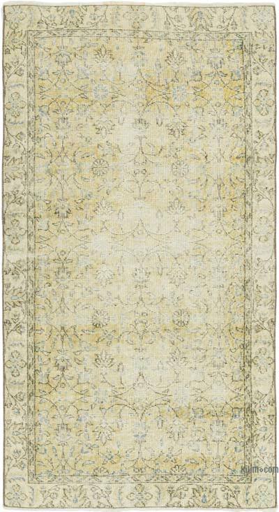 El Dokuma Vintage Halı - 102 cm x 190 cm