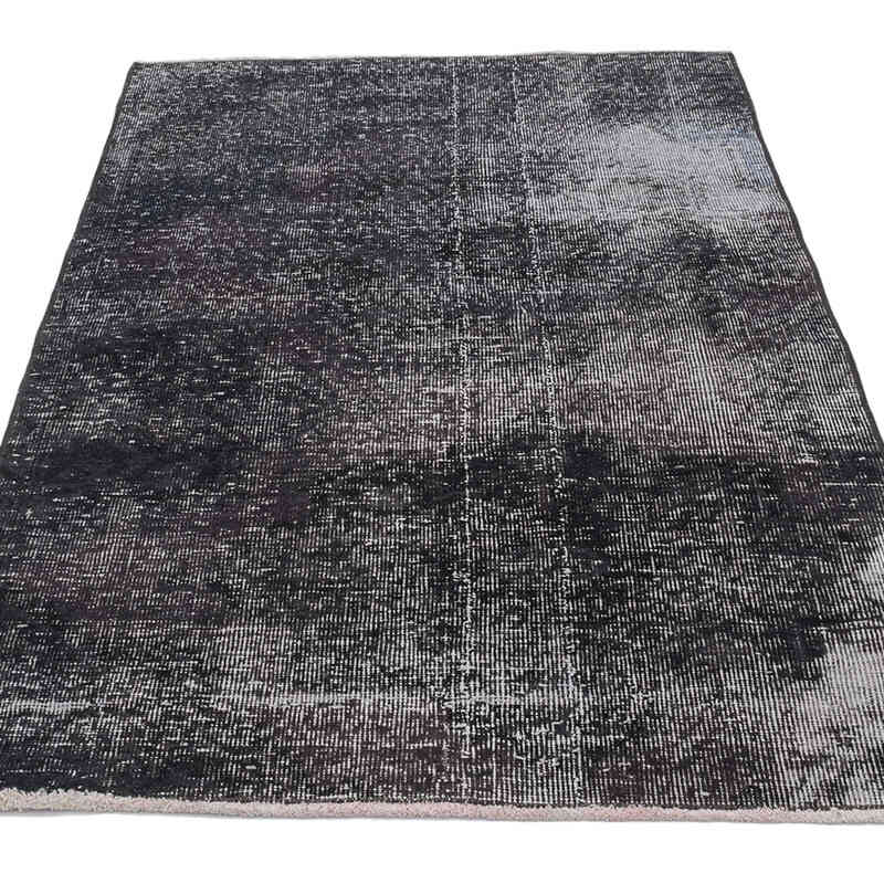 Boyalı El Dokuma Vintage Halı - 90 cm x 140 cm - K0071218
