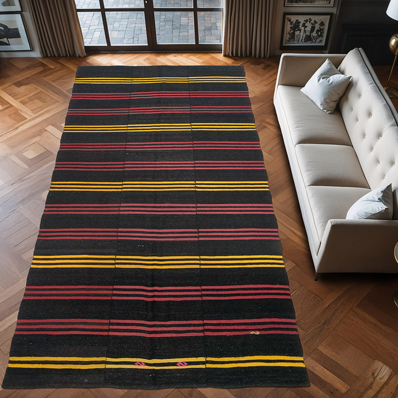 Vintage Anadolu Kilim - 190 cm x 384 cm - K0071222
