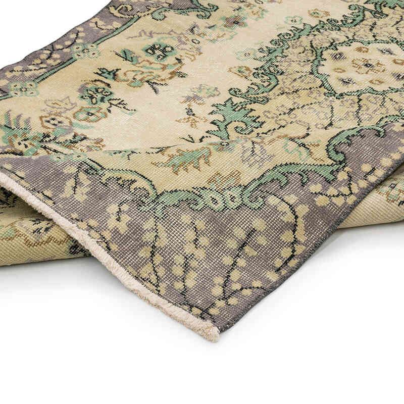 Alfombra Vintage Turca Anudada a Mano - 115 cm x 204 cm - K0071224