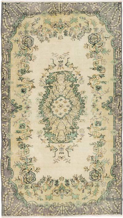 El Dokuma Vintage Halı - 115 cm x 204 cm