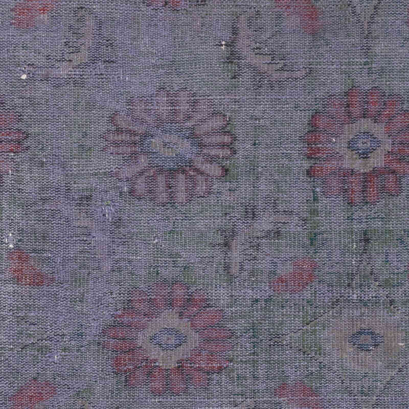 Over-dyed Vintage Hand-Knotted Turkish Runner - 3' 4" x 8'  (40" x 96") - K0071232