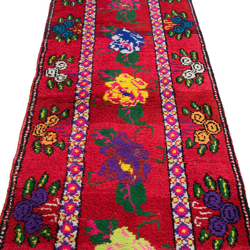 Vintage Tribal Runner Rug - 2' 10" x 11' 11" (34" x 143") - K0071233