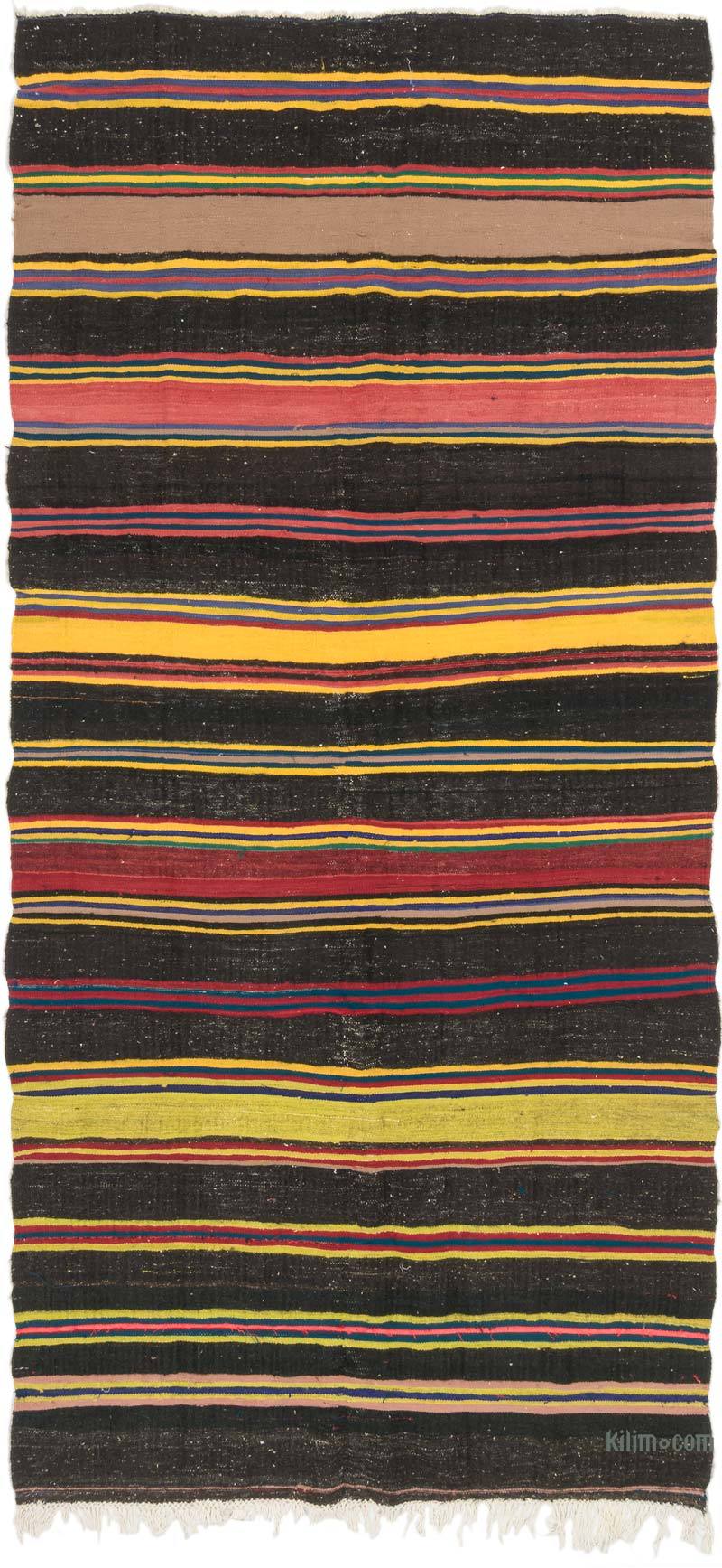 Vintage Anatolian Kilim Rug - 5' 7" x 12'  (67" x 144") - K0071237