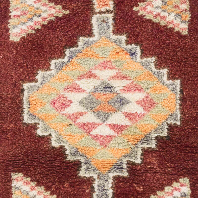 Vintage Tribal Runner Rug - 2' 10" x 10' 7" (34" x 127") - K0071244