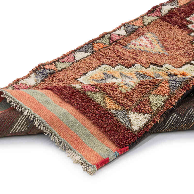 Vintage Tribal Runner Rug - 2' 10" x 10' 7" (34" x 127") - K0071244