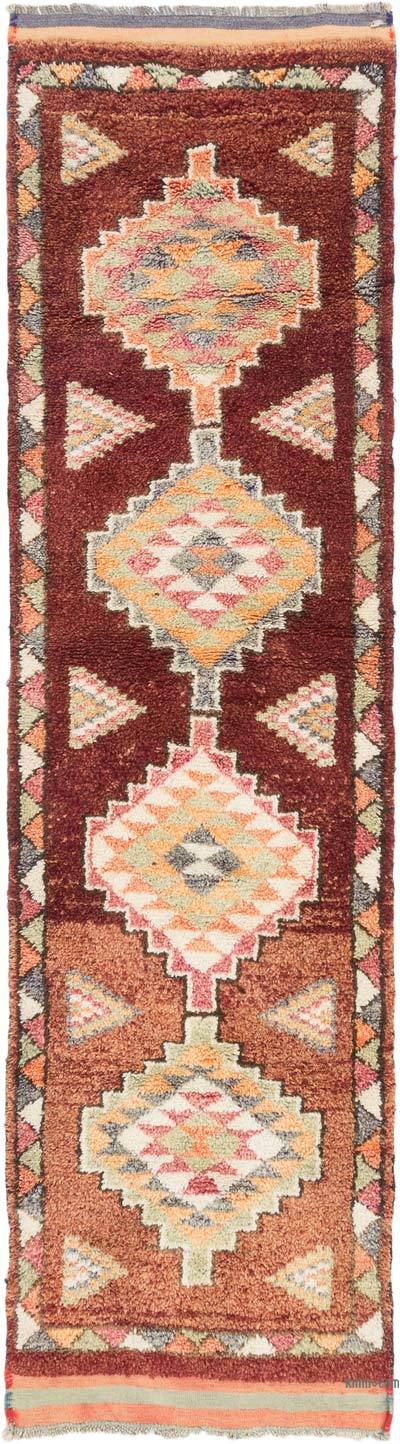 Vintage Tribal Runner Rug - 2' 10" x 10' 7" (34" x 127")