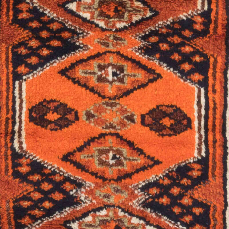 Vintage Tribal Runner Rug - 2' 11" x 11' 6" (35" x 138") - K0071246