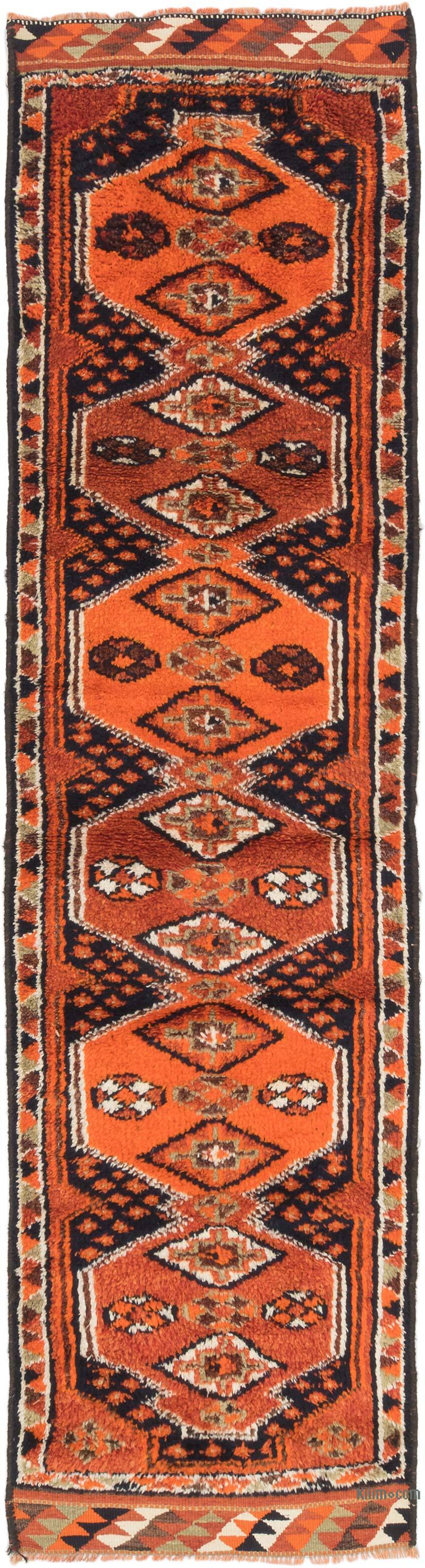 Vintage Tribal Runner Rug - 2' 11" x 11' 6" (35" x 138") - K0071246