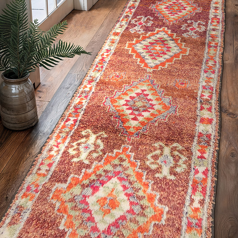 Vintage Anadolu Yolluk - 95 cm x 342 cm - K0071251