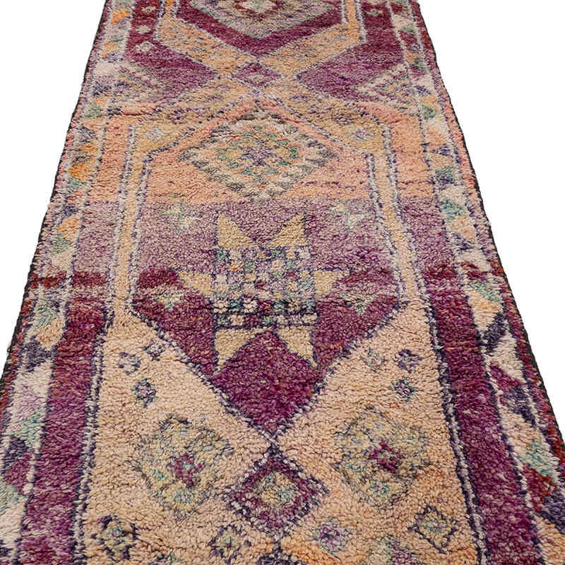 Vintage Tribal Runner Rug - 3' 1" x 11' 3" (37" x 135") - K0071252