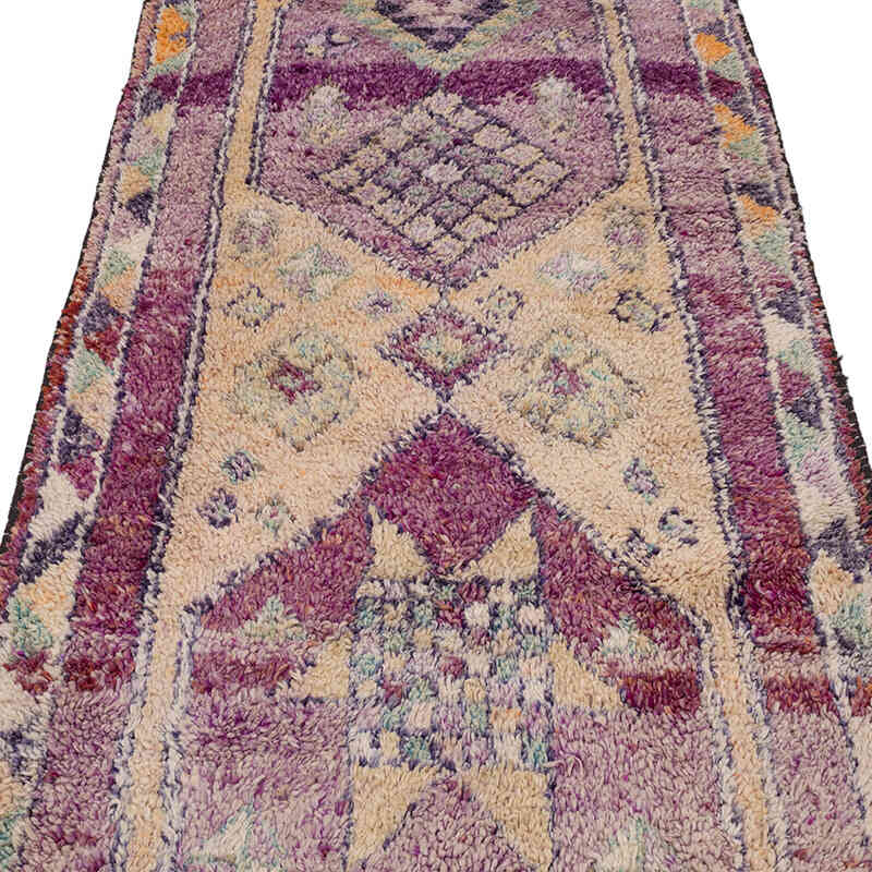 Vintage Tribal Runner Rug - 3' 1" x 11' 3" (37" x 135") - K0071252