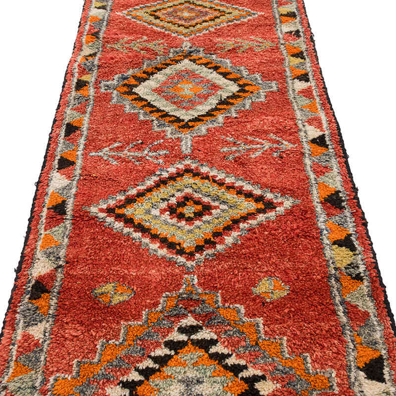 Alfombra Vintage de pasillo - 87 cm x 373 cm - K0071254