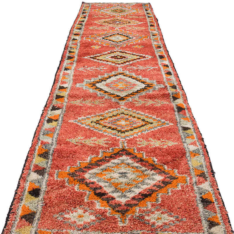 Alfombra Vintage de pasillo - 87 cm x 373 cm - K0071254