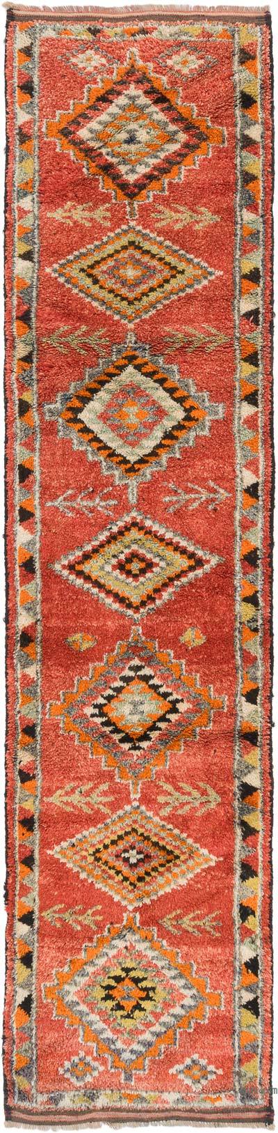 Vintage Tribal Runner Rug - 2' 10" x 12' 3" (34" x 147")