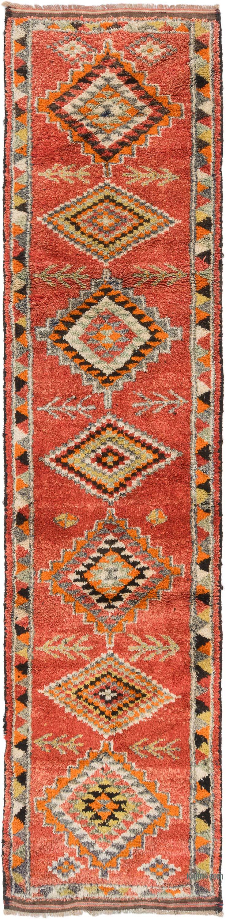 Alfombra Vintage de pasillo - 87 cm x 373 cm - K0071254