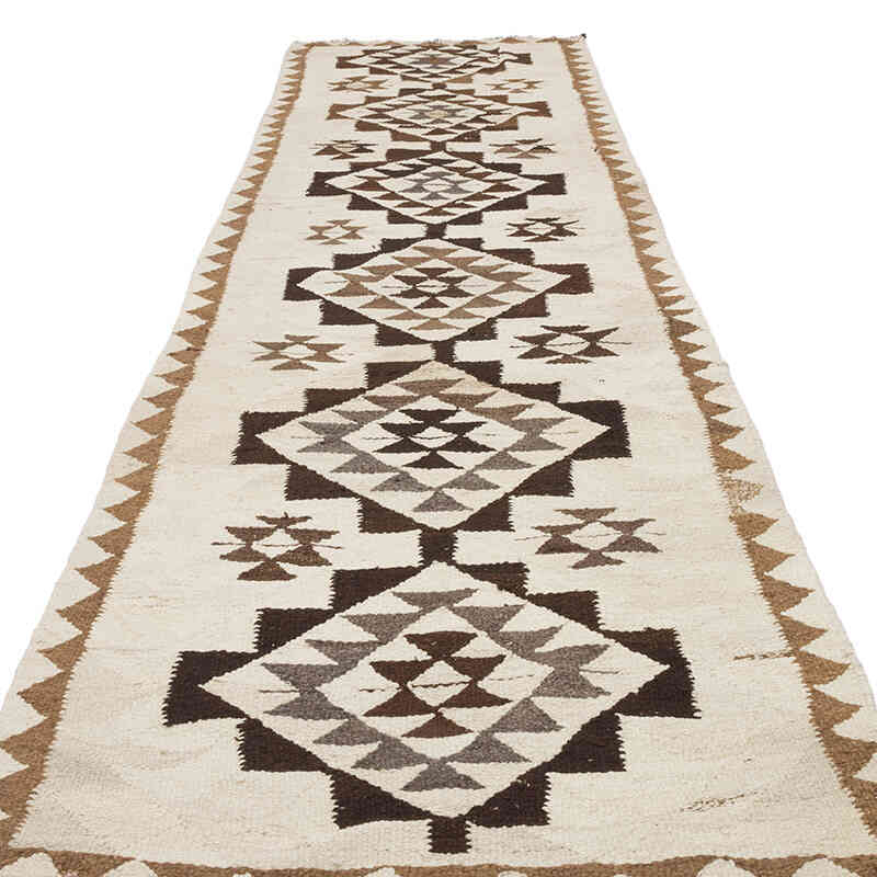 Vintage Anadolu Kilim Yolluk - 107 cm x 335 cm - K0071255