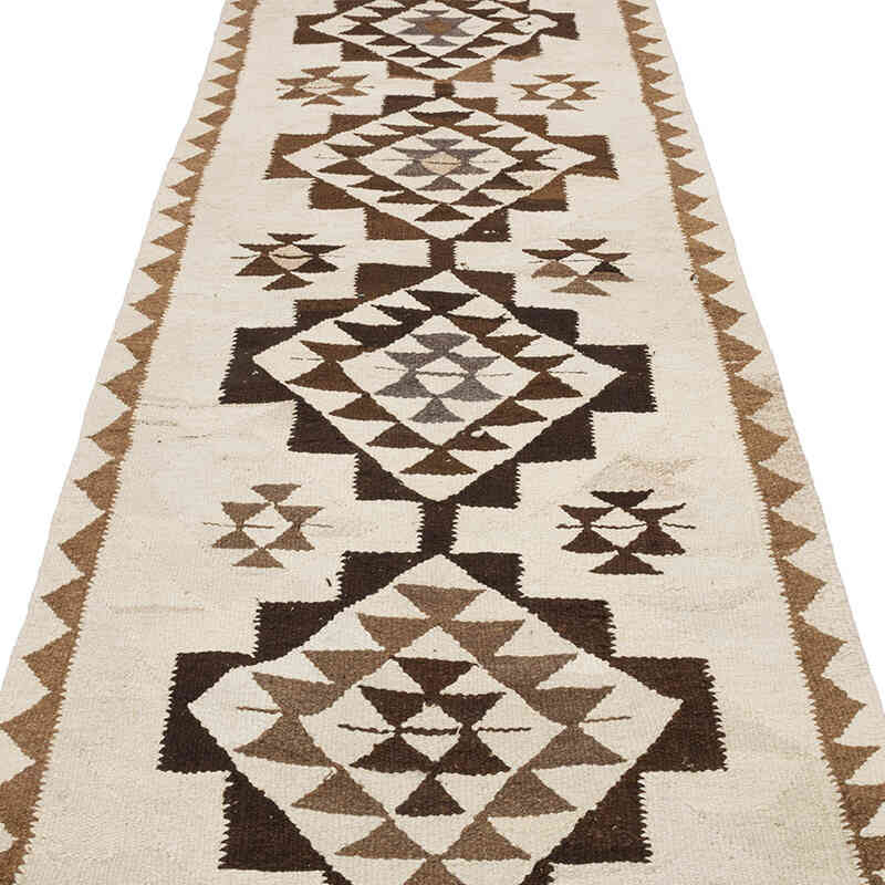 Vintage Anadolu Kilim Yolluk - 107 cm x 335 cm - K0071255
