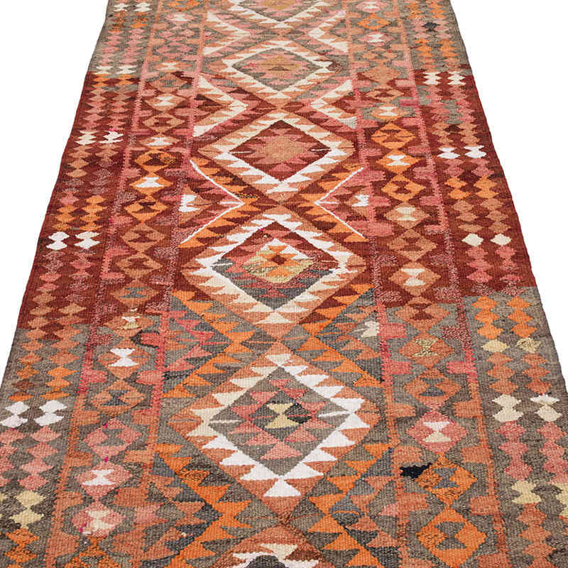 Vintage Tribal Kilim Runner - 3' 3" x 9' 5" (39" x 113") - K0071256