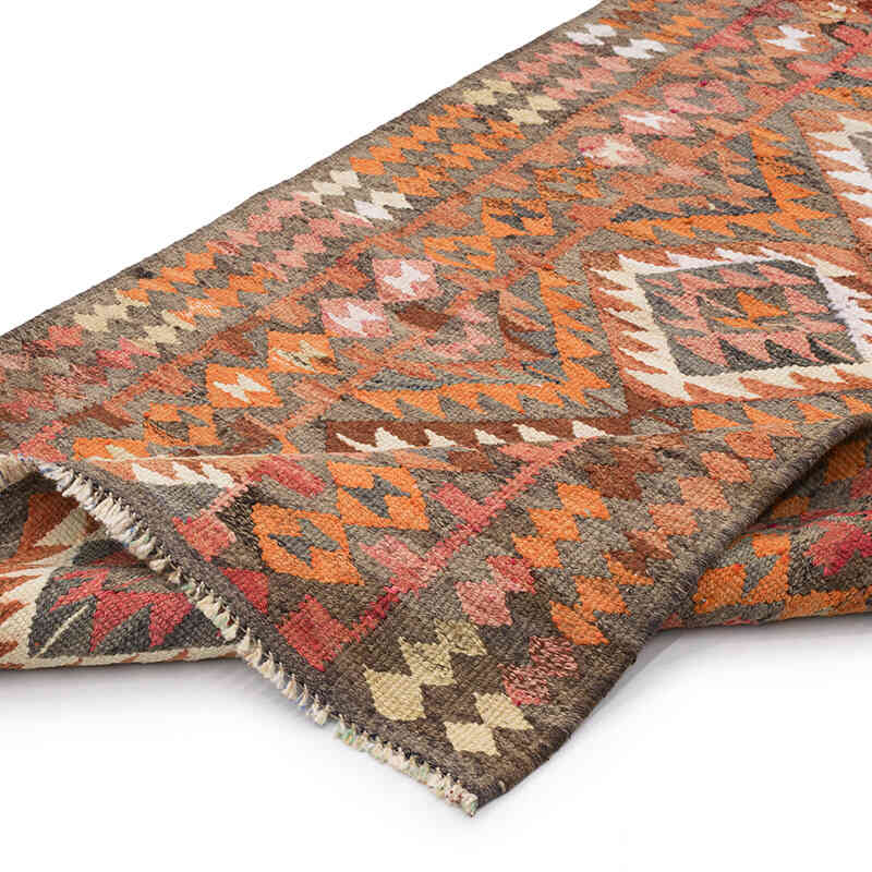 Vintage Tribal Kilim Runner - 3' 3" x 9' 5" (39" x 113") - K0071256