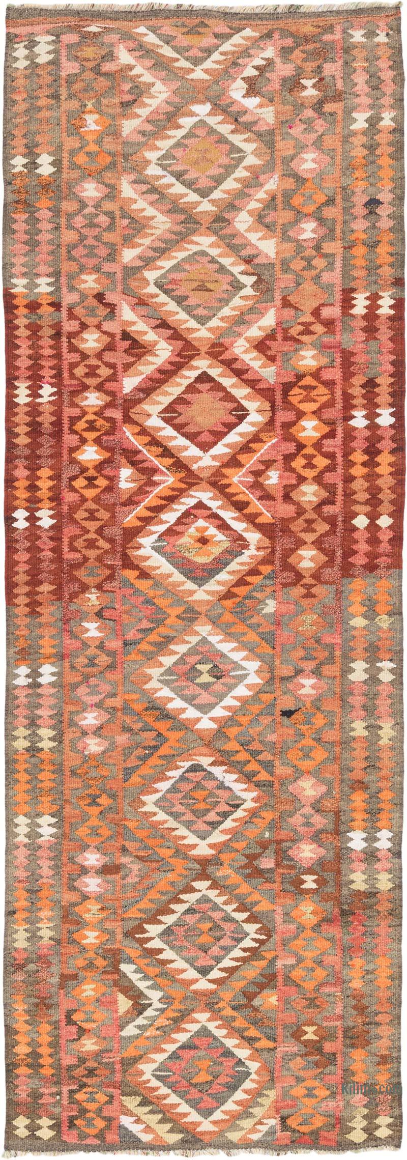 Vintage Tribal Kilim Runner - 3' 3" x 9' 5" (39" x 113") - K0071256