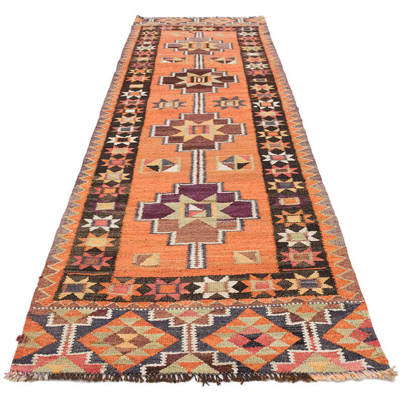 Vintage Anadolu Kilim Yolluk - 92 cm x 321 cm - K0071258