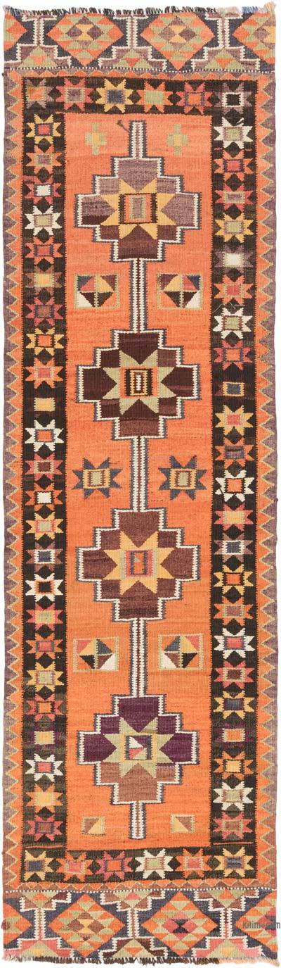 Vintage Tribal Kilim Runner - 3'  x 10' 6" (36" x 126")