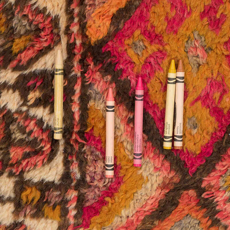 Alfombra Vintage de pasillo - 94 cm x 340 cm - K0071259