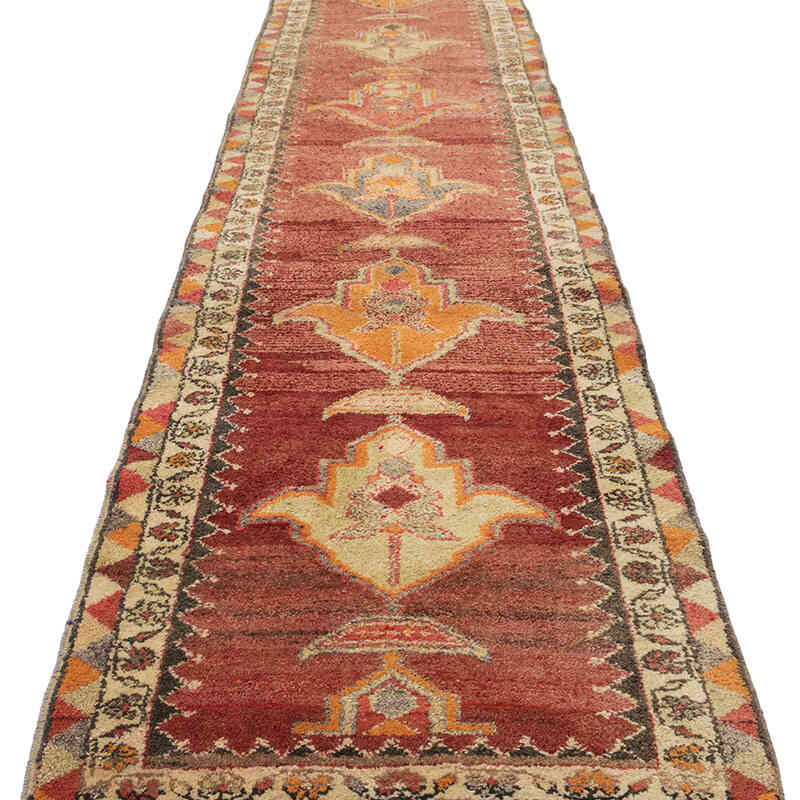 Vintage Anadolu Yolluk - 89 cm x 376 cm - K0071260