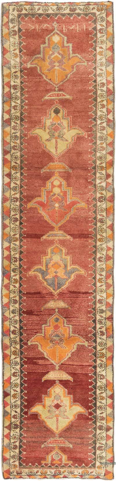 Alfombra Vintage de pasillo - 89 cm x 376 cm