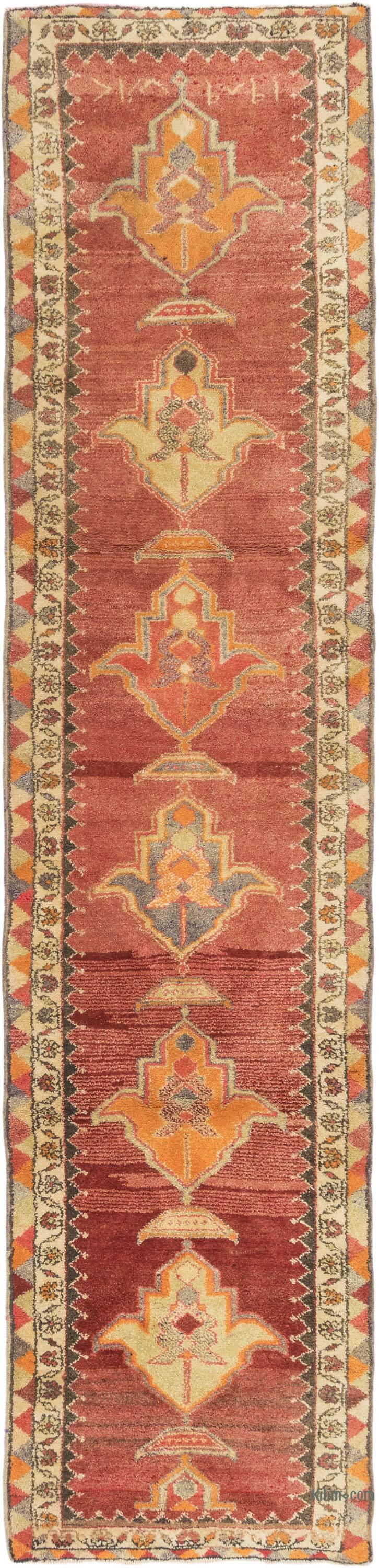 Vintage Anadolu Yolluk - 89 cm x 376 cm - K0071260