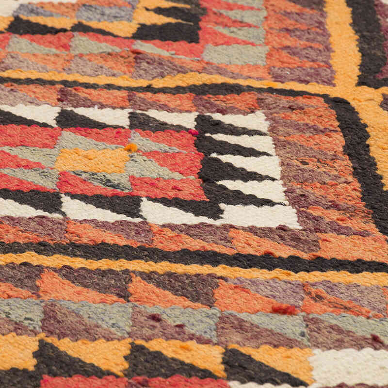 Vintage Tribal Kilim Runner - 2' 10" x 10' 2" (34" x 122") - K0071261