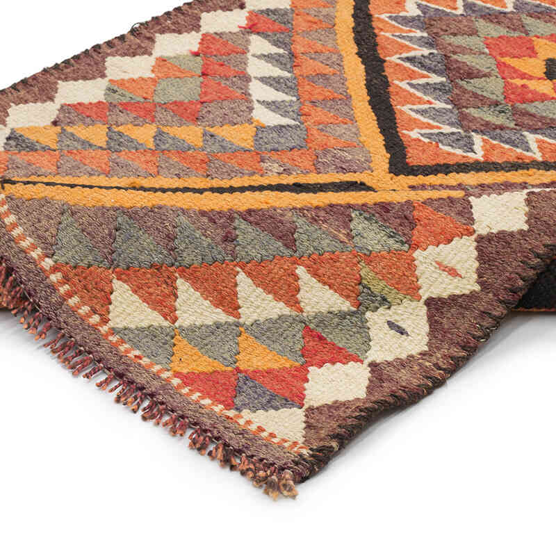Vintage Tribal Kilim Runner - 2' 10" x 10' 2" (34" x 122") - K0071261