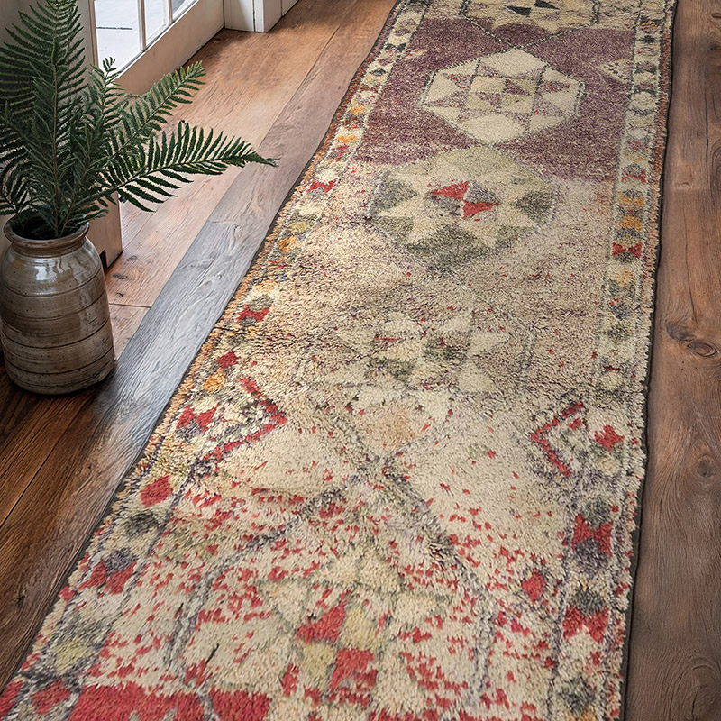 Vintage Anadolu Yolluk - 96 cm x 355 cm - K0071263