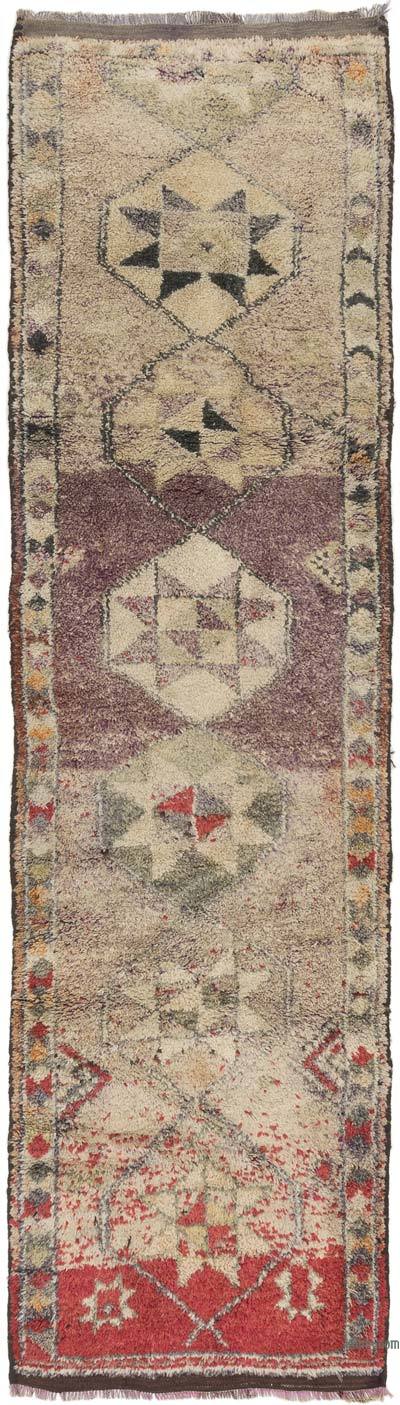 Vintage Tribal Runner Rug - 3' 2" x 11' 8" (38" x 140")