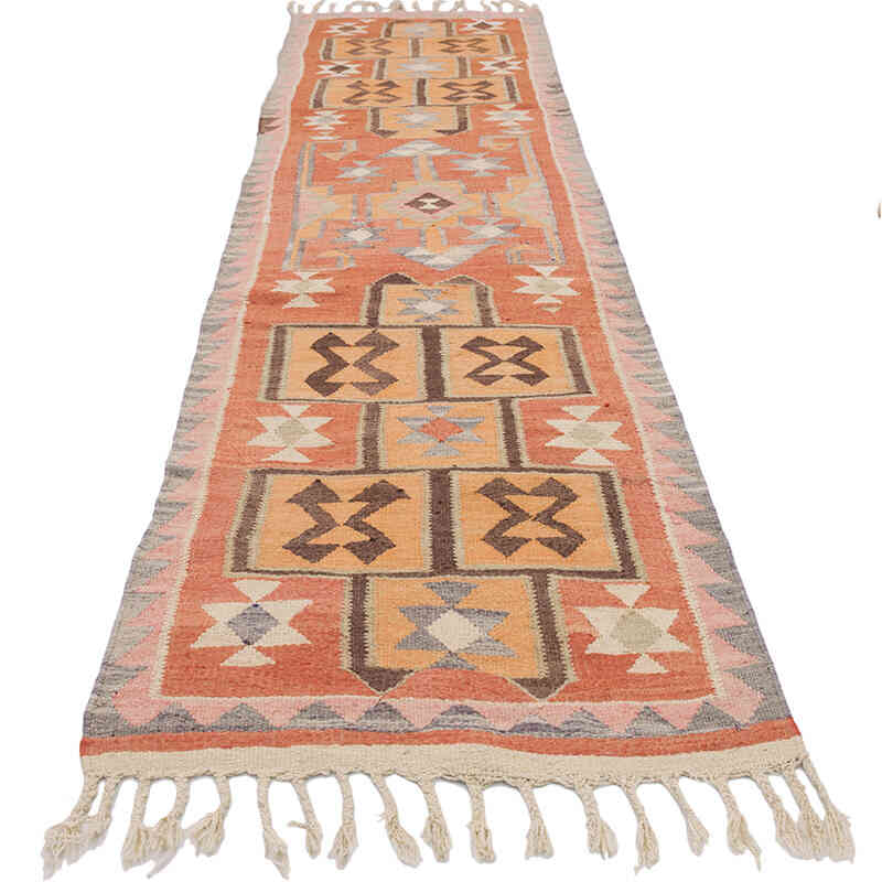 Alfombra Kilim Tribal Vintage - 90 cm x 345 cm - K0071267