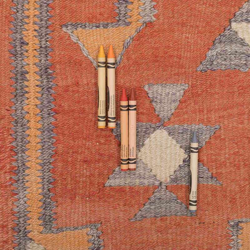 Alfombra Kilim Tribal Vintage - 90 cm x 345 cm - K0071267