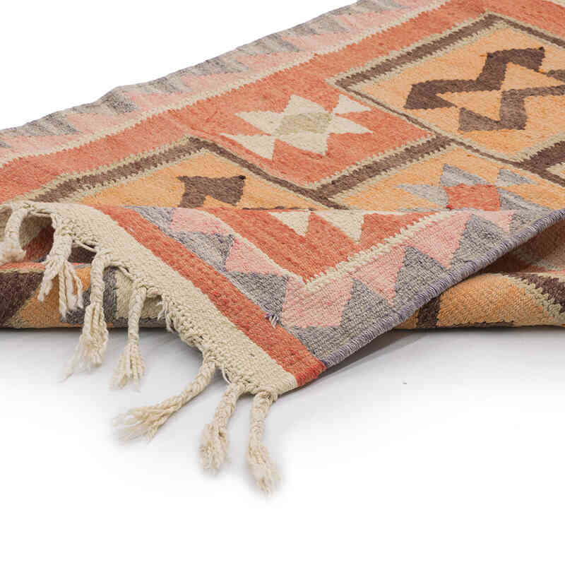 Alfombra Kilim Tribal Vintage - 90 cm x 345 cm - K0071267