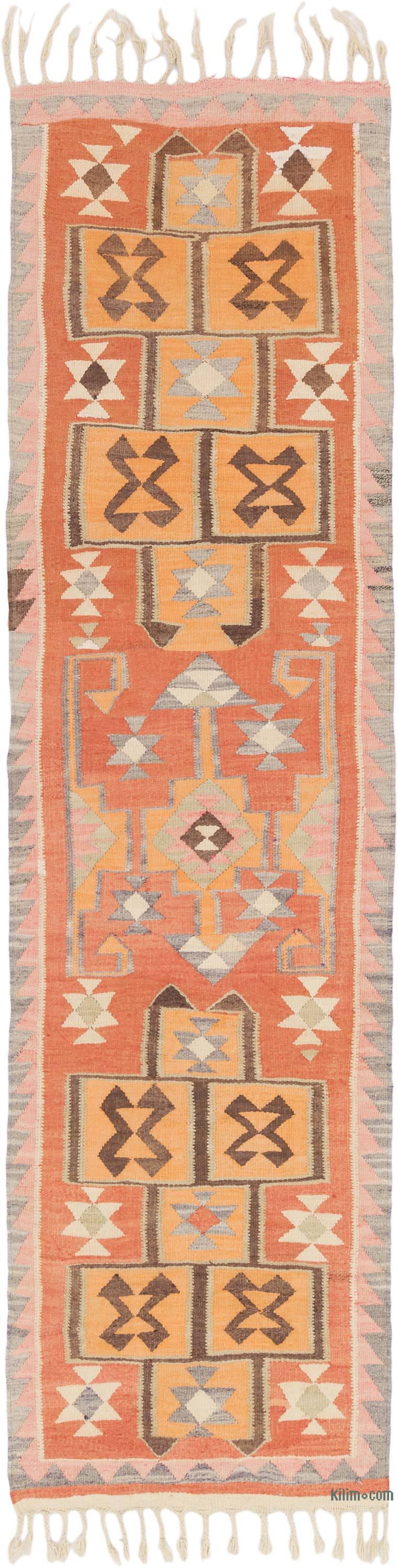 Alfombra Kilim Tribal Vintage - 90 cm x 345 cm - K0071267