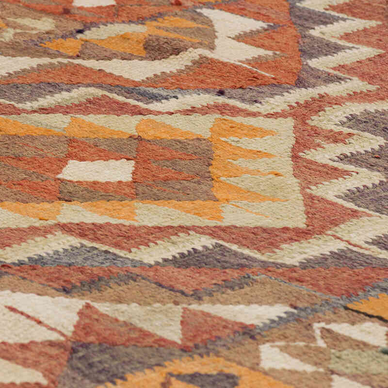 Vintage Anadolu Kilim Yolluk - 90 cm x 329 cm - K0071271