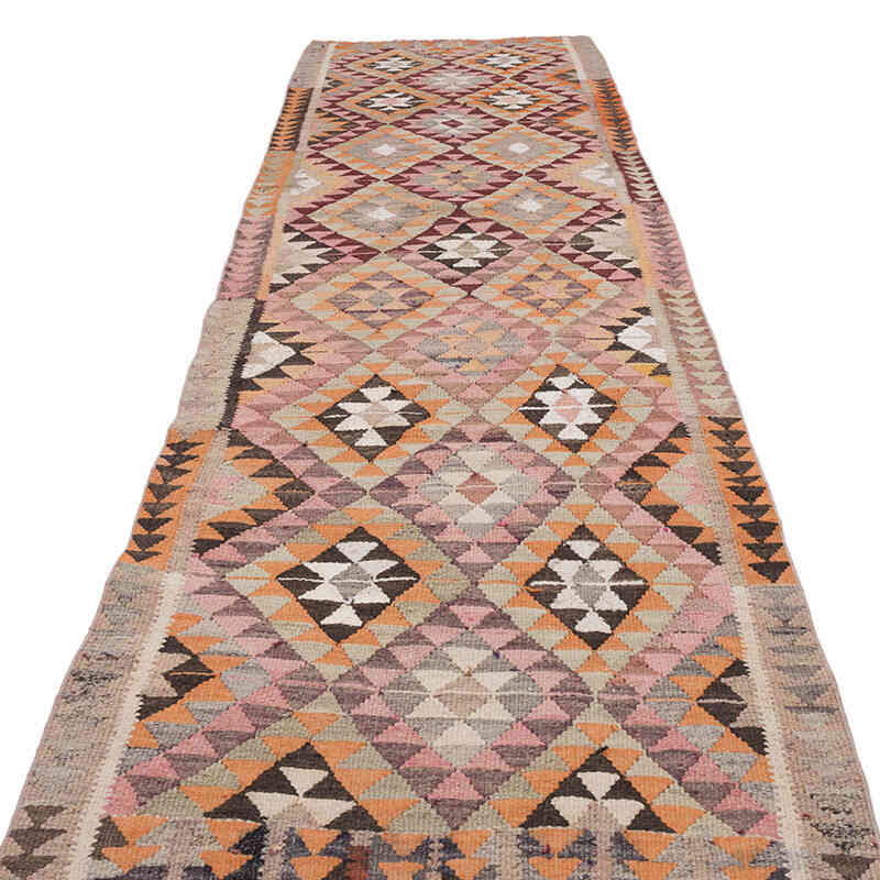 Vintage Anadolu Kilim Yolluk - 96 cm x 340 cm - K0071272