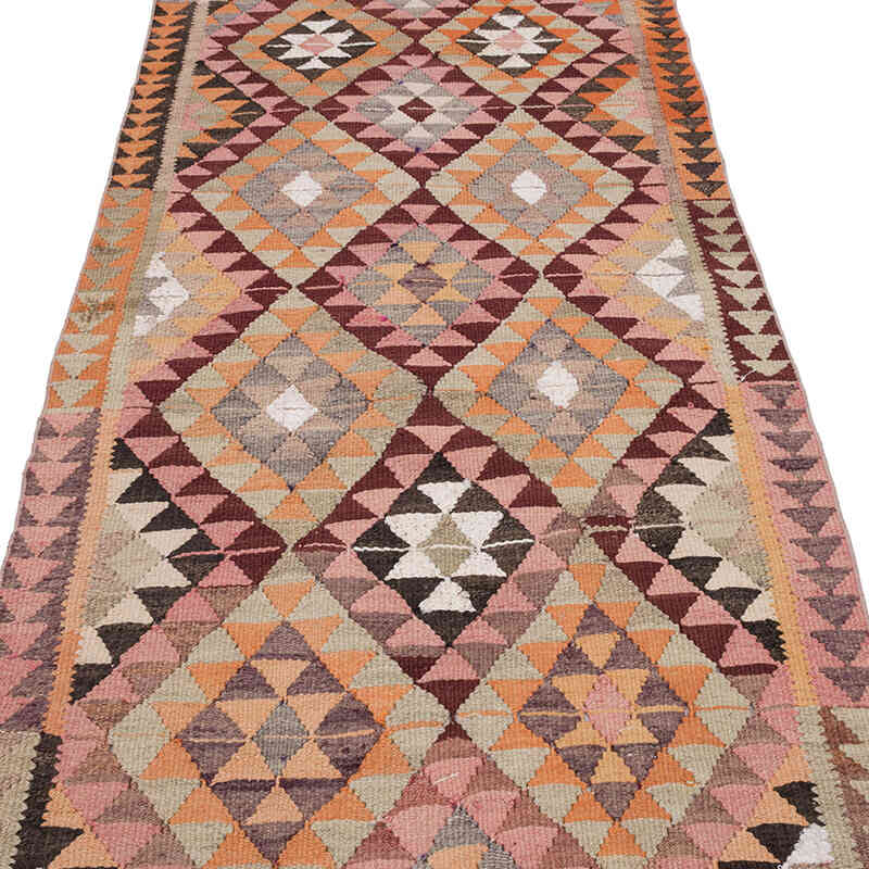 Vintage Anadolu Kilim Yolluk - 96 cm x 340 cm - K0071272