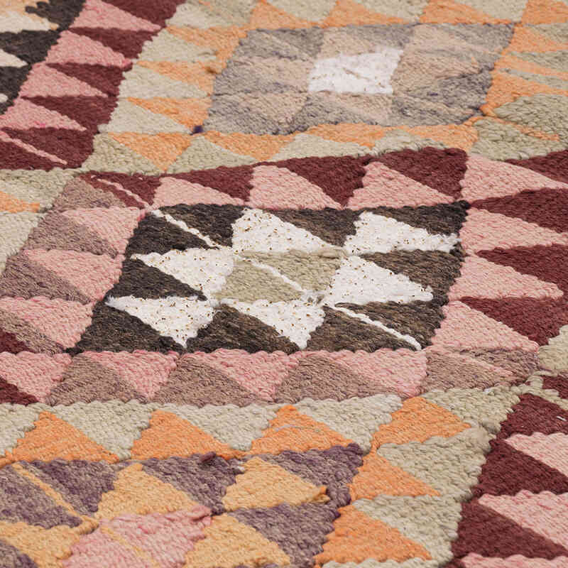 Vintage Anadolu Kilim Yolluk - 96 cm x 340 cm - K0071272