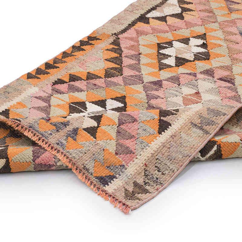 Vintage Anadolu Kilim Yolluk - 96 cm x 340 cm - K0071272