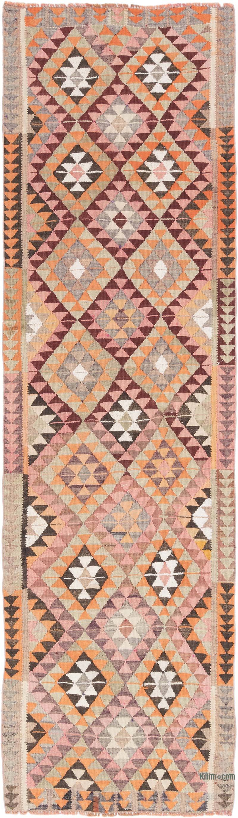 Vintage Anadolu Kilim Yolluk - 96 cm x 340 cm - K0071272