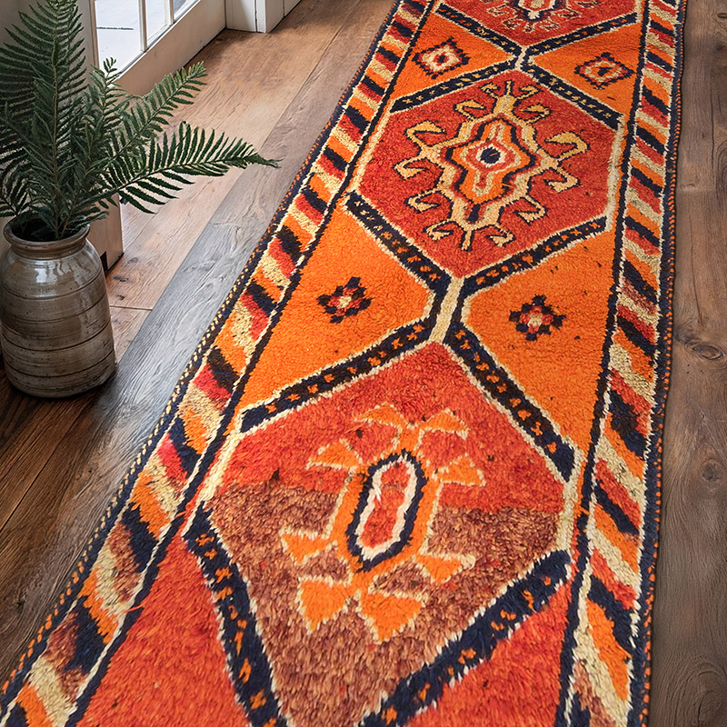 Vintage Anadolu Yolluk - 97 cm x 354 cm - K0071274