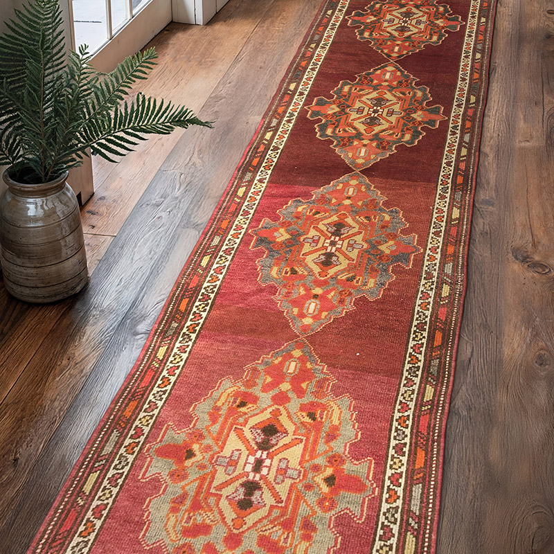 Vintage Anadolu Yolluk - 90 cm x 413 cm - K0071277